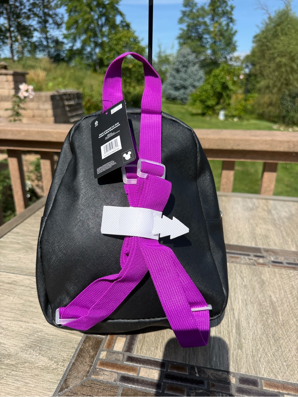 NWT Disney The Nightmare Before Christmas Jack & Sally Heart Mini Backpack - Picture 5 of 10
